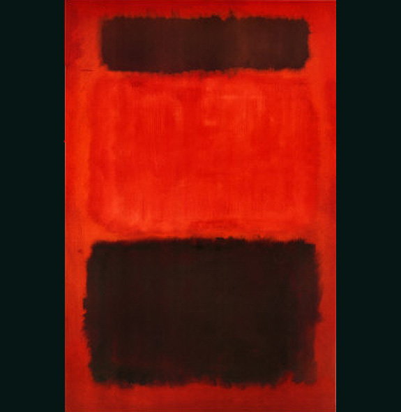 Brown and Black in Reds 1957 painting - Mark Rothko Brown and Black in Reds 1957 art painting
